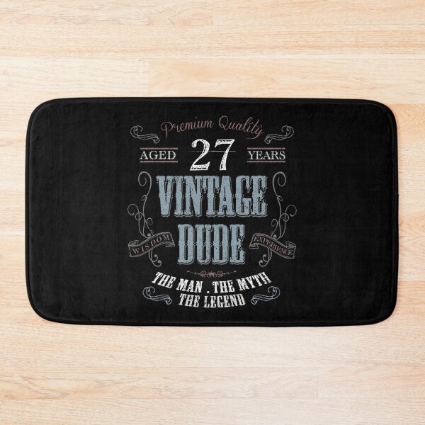 Item preview, 27th birthday gift idea Vintage at 27 years old Retro Vintage party designed and sold by LoveEveryWear.