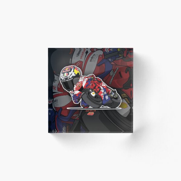 PRAMAC RACING DUCATI TEAM MOTO GP - JACK MILLER V - 1 Acrylic Block