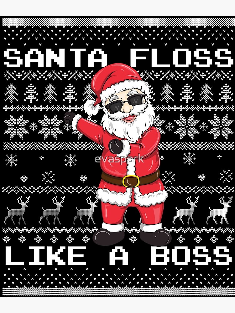 floss like a boss santa