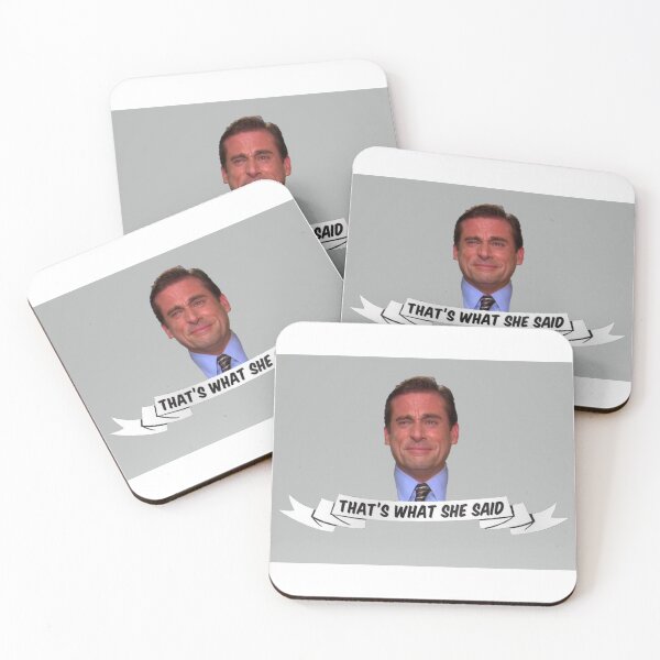 Item preview, Michael Scott That's What She Said designed and sold by marybethlee.