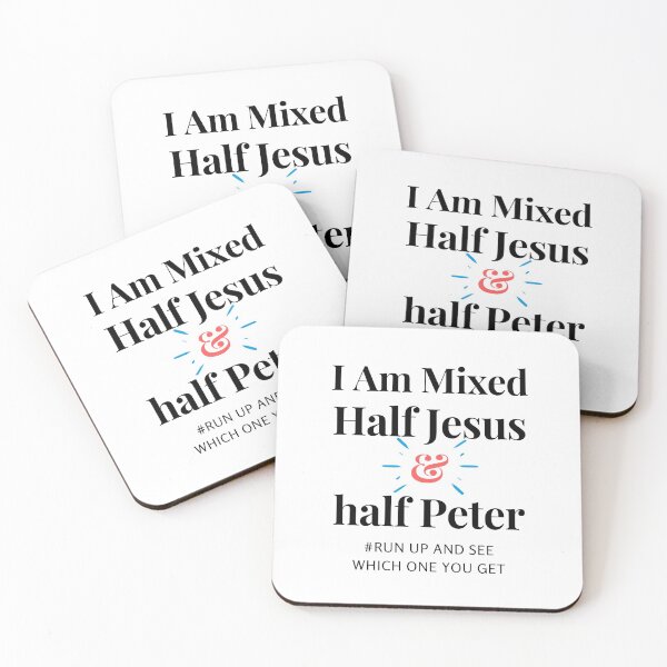 Item preview, Half Jesus and Half Peter designed and sold by Design4Time.