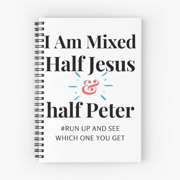 Item preview, Half Jesus and Half Peter designed and sold by Design4Time.