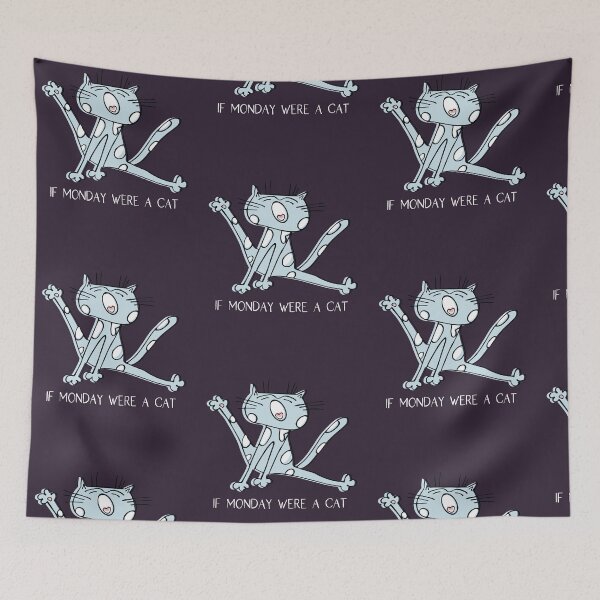 Item preview, Funny Cat Lovers Monday Haters Antisocial Workday product designed and sold by doodabobs.
