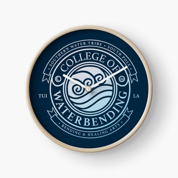 ATLA College of Waterbending: Avatar Inspired-Design Clock