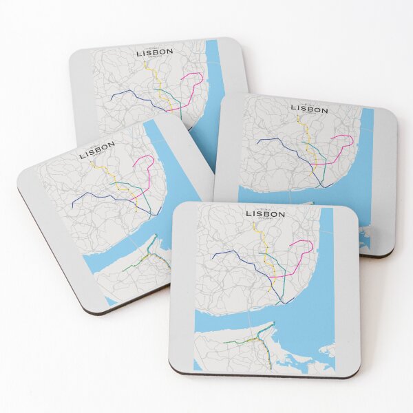 Item preview, Lisbon Transit Map designed and sold by CPTVDesign.
