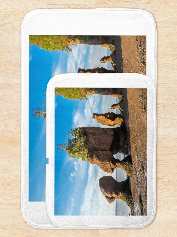Thumbnail 5 of 6, Bath Mat, Hopewell Rocks designed and sold by Alla Gill.