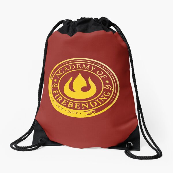 ATLA Academy of Firebending: Avatar Inspired-Design Drawstring Bag