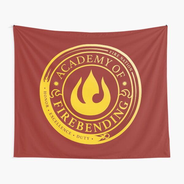 ATLA Academy of Firebending: Avatar Inspired-Design Tapestry
