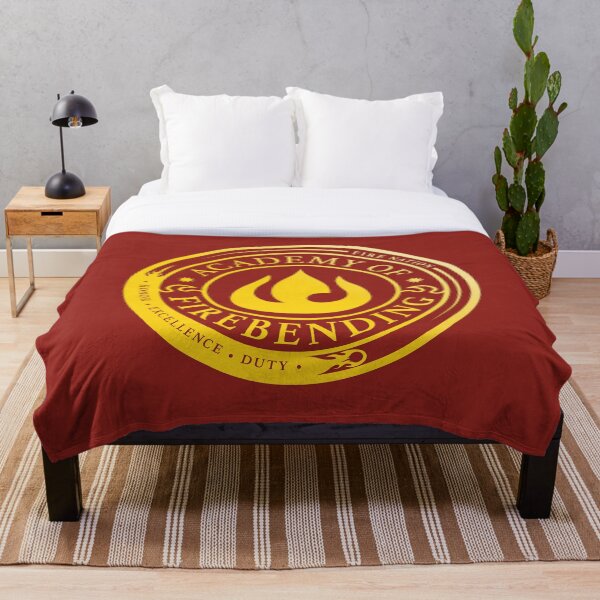 ATLA Academy of Firebending: Avatar Inspired-Design Throw Blanket