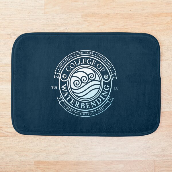 ATLA College of Waterbending: Avatar Inspired-Design Bath Mat