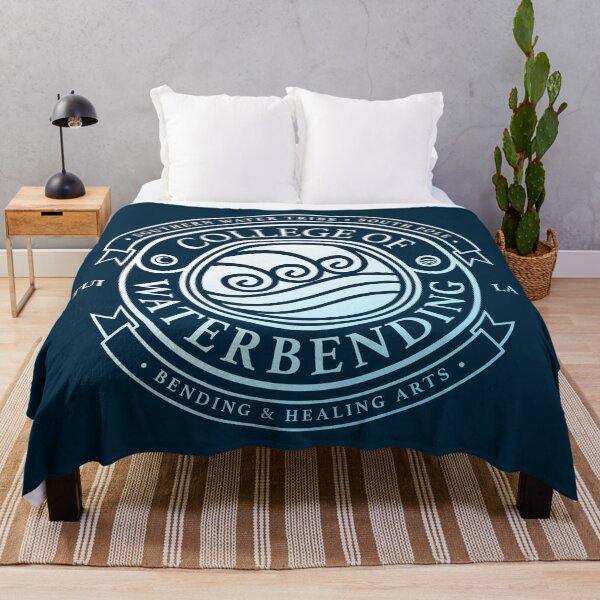 ATLA College of Waterbending: Avatar Inspired-Design Throw Blanket