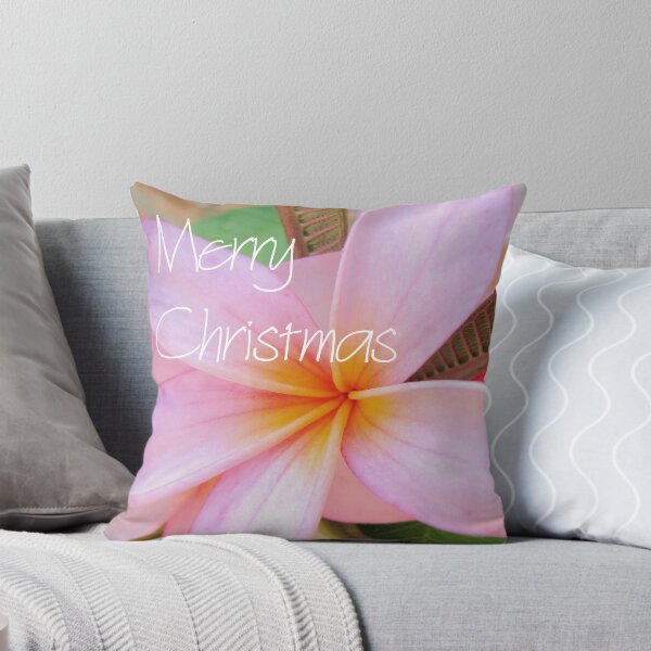 Item preview, Merry Christmas with Pretty Pink Frangipani - Australian Xmas designed and sold by Kathie Nichols.
