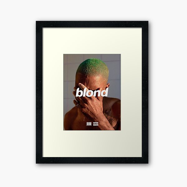 FRANK OCEAN blond Impression encadrée