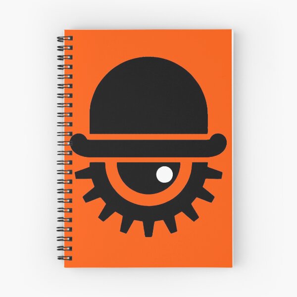 Aperçu de l'œuvre Horloge de travail orange créée et vendue par AngHellic.