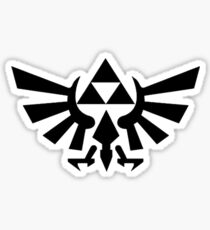 Zelda - Triforce (Black) Sticker