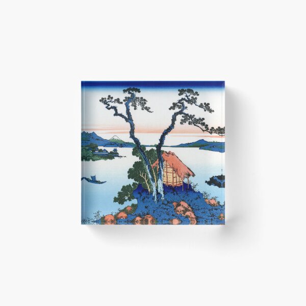 Item preview, Katsushika Hokusai - Lake Suwa in the Shinano province designed and sold by Hangastudio.