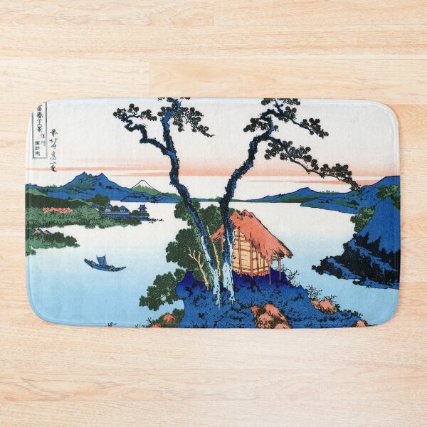 Item preview, Katsushika Hokusai - Lake Suwa in the Shinano province designed and sold by Hangastudio.