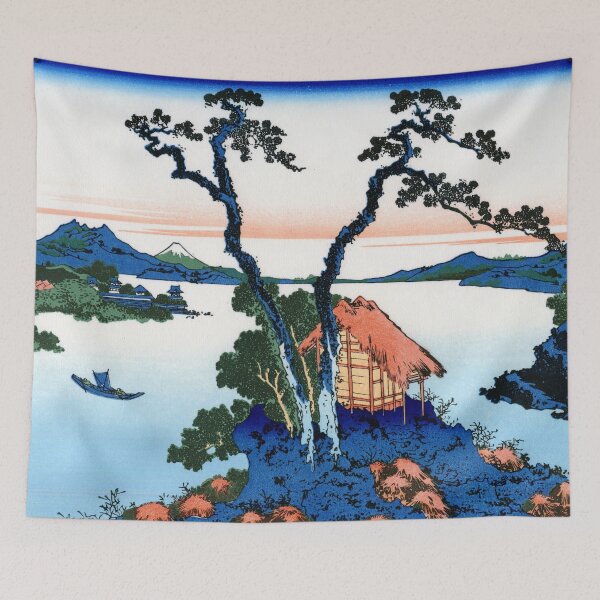 Item preview, Katsushika Hokusai - Lake Suwa in the Shinano province designed and sold by Hangastudio.