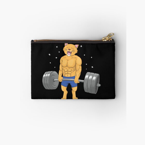 Item preview, Deadlift Fitness Gym Tee, Cat Weightlifting Fitness designed and sold by evaspark.