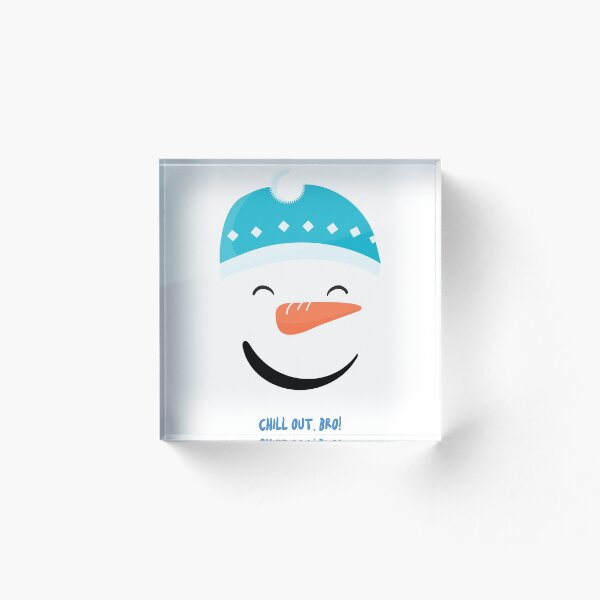 Aperçu de l'œuvre Bonhomme de neige mignon de Noël, esprit de vacances avec ce joyeux bonhomme de neige créée et vendue par spdesign83.