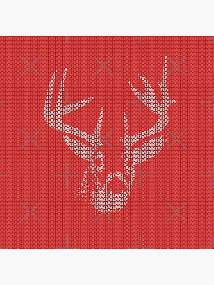 Knitted Reindeer Sweater by savesarah