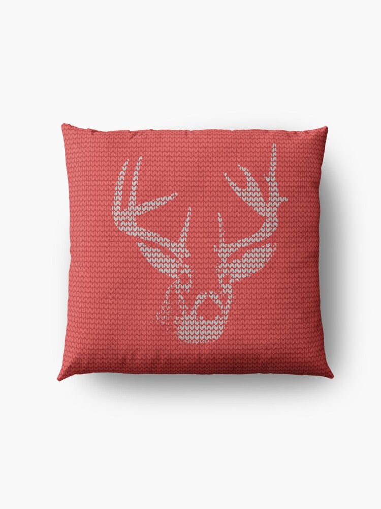Alternate view of Knitted Reindeer Sweater Floor Pillow