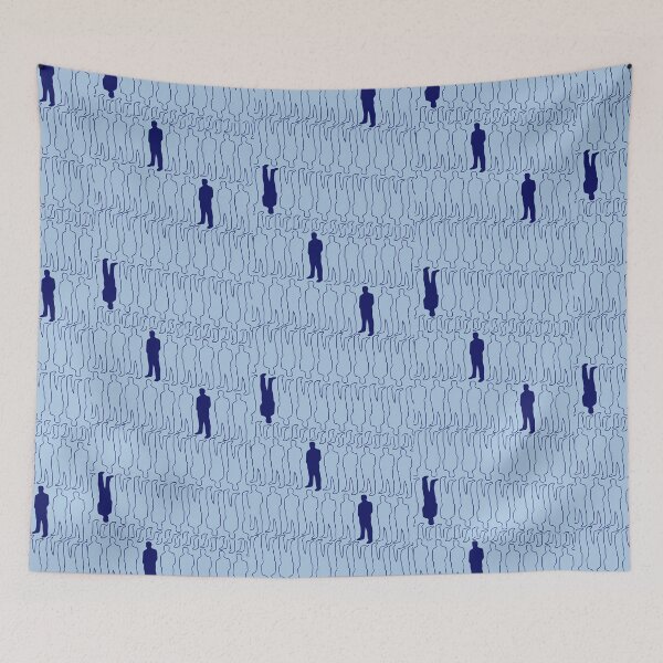 Item preview, Flipped Out - Blue designed and sold by ErinLP.
