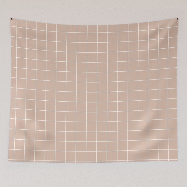 Item preview, Light pink aesthetic background grid pattern designed and sold by by-jwp.