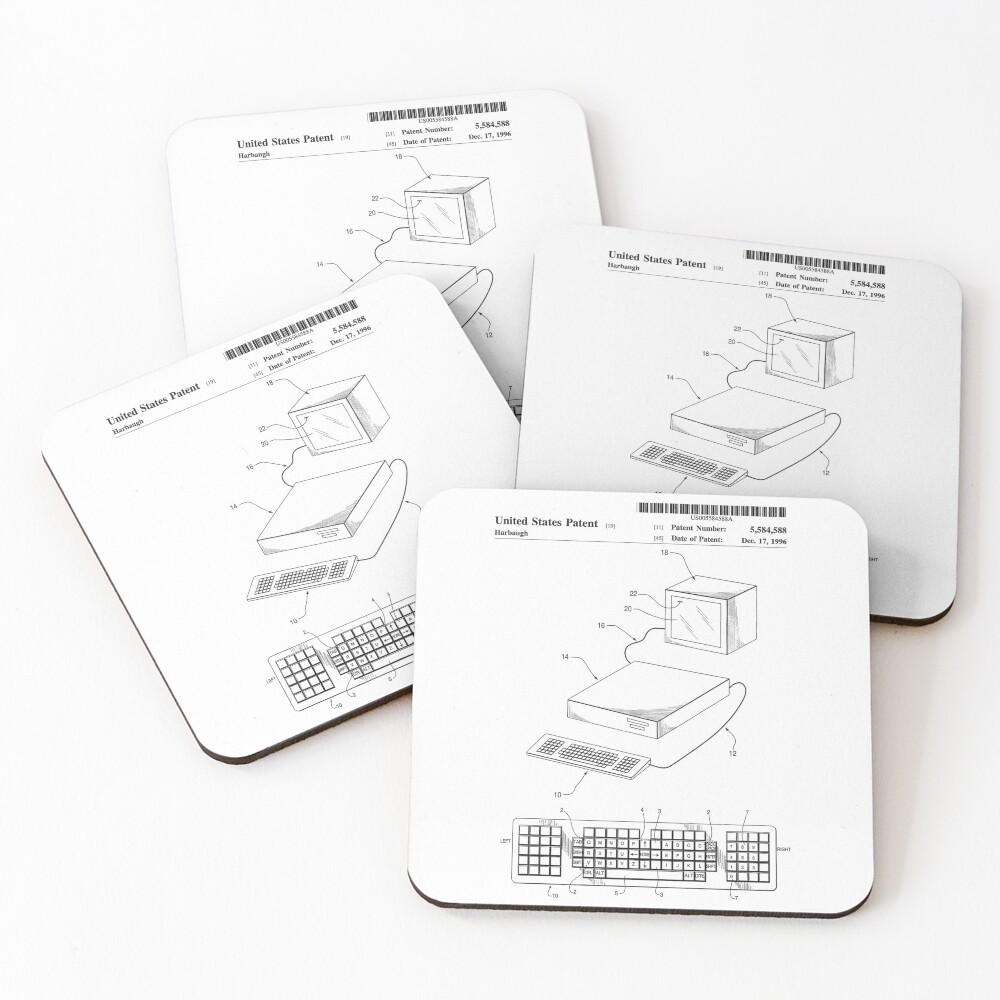 Item preview, Coasters (Set of 4) designed and sold by hackmethod.