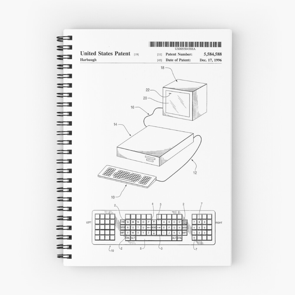 Item preview, Spiral Notebook designed and sold by hackmethod.
