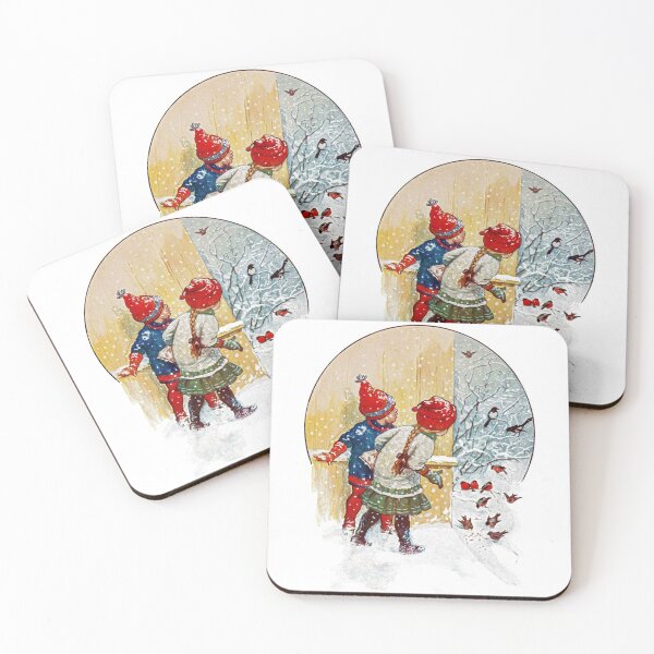 Item preview, Watching the Birds Eating Their Christmas Dinner designed and sold by PictureNZ.