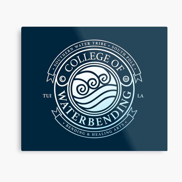 ATLA College of Waterbending: Avatar Inspired-Design Metal Print