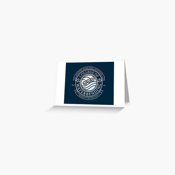 ATLA College of Waterbending: Avatar Inspired-Design Greeting Card