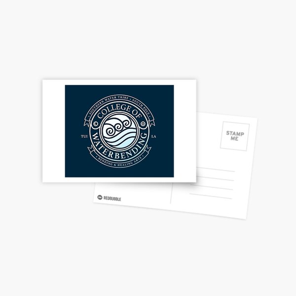 ATLA College of Waterbending: Avatar Inspired-Design Postcard