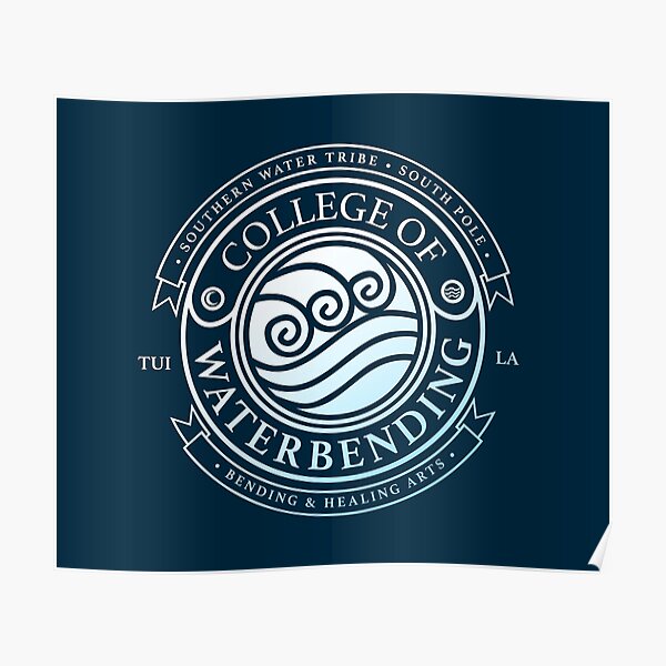 Avatar College of Waterbending, Avatar-Inspired Design Poster