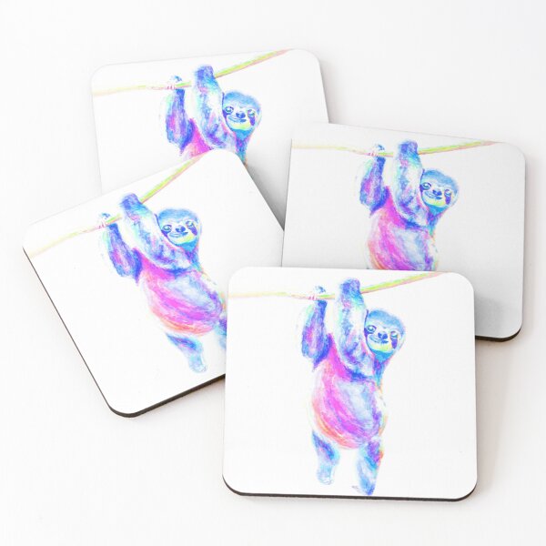 Item preview, Colorful Zen Sloth designed and sold by MariaWorkman.