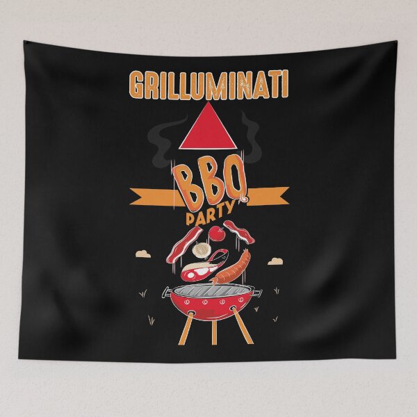 Item preview, BBQ Party Grilluminati. designed and sold by emphatic.