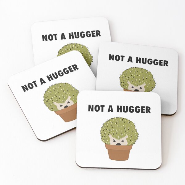 Item preview, Cute hedgehog cactus not a hugger designed and sold by Purealism.