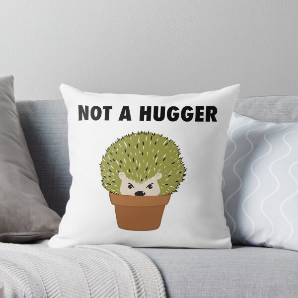 Item preview, Cute hedgehog cactus not a hugger designed and sold by Purealism.