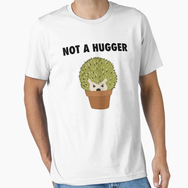Item preview, Cute hedgehog cactus not a hugger designed and sold by Purealism.