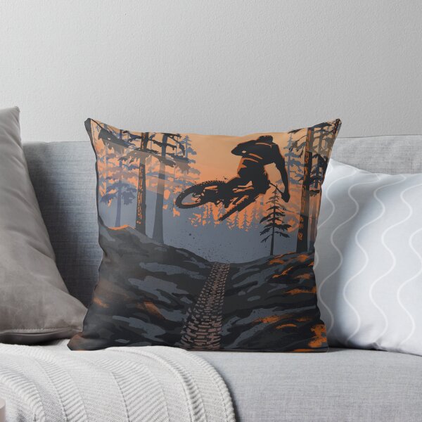Item preview, Retro styled mountain biking dirt jumper sunset designed and sold by SFDesignstudio.