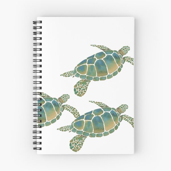 Aperçu de l'œuvre Aquarelles Tortues Marines créée et vendue par ECLECTICimprint.