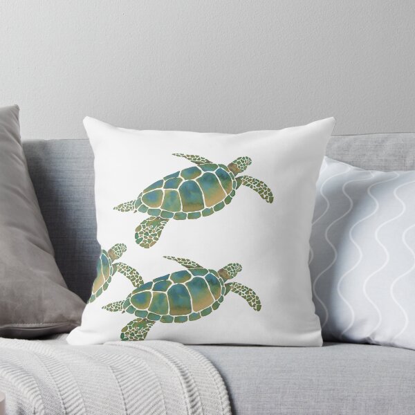 Item preview, Watercolour Sea Turtles designed and sold by ECLECTICimprint.