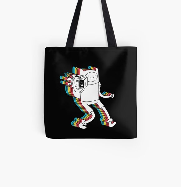 Finn and BMO All Over Print Tote Bag