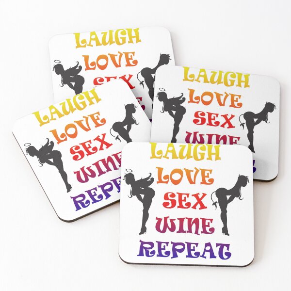Item preview, Laugh Love Sex Wine Repeat designed and sold by Aged 2 Perfection.