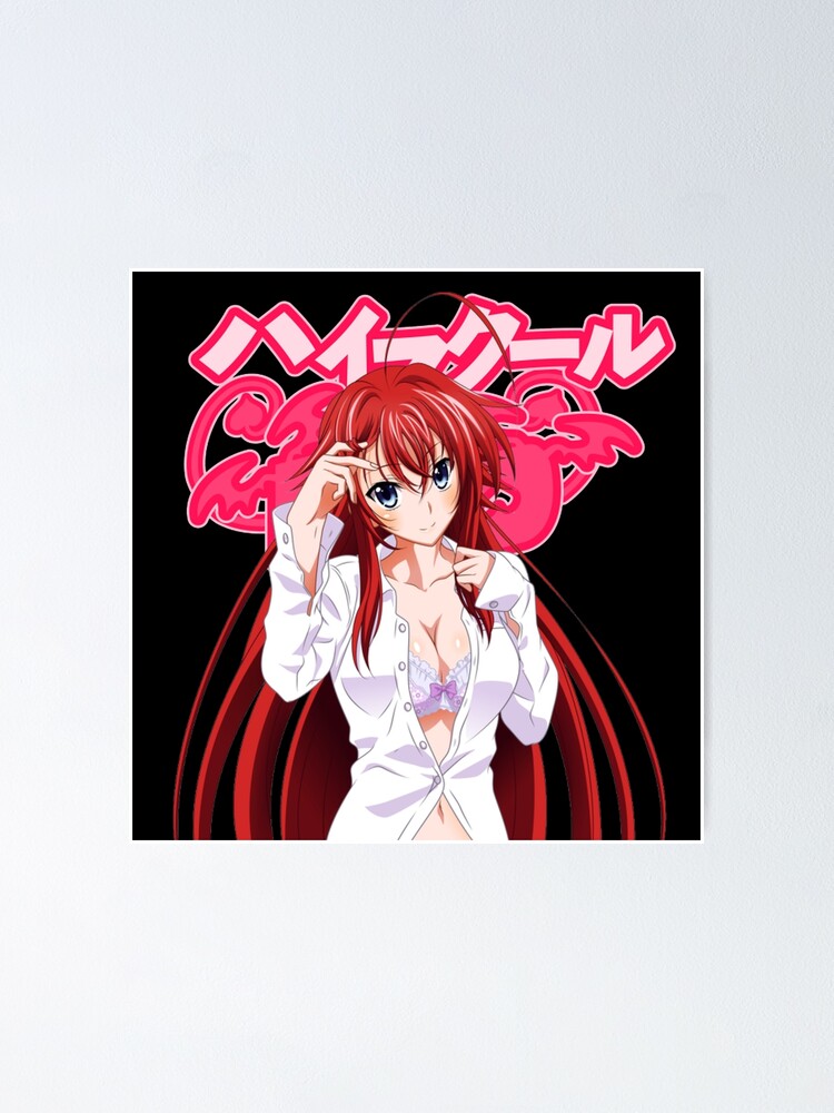 Rias Gremory High School Dxd Poster By Tetsuya Corp Redbubble