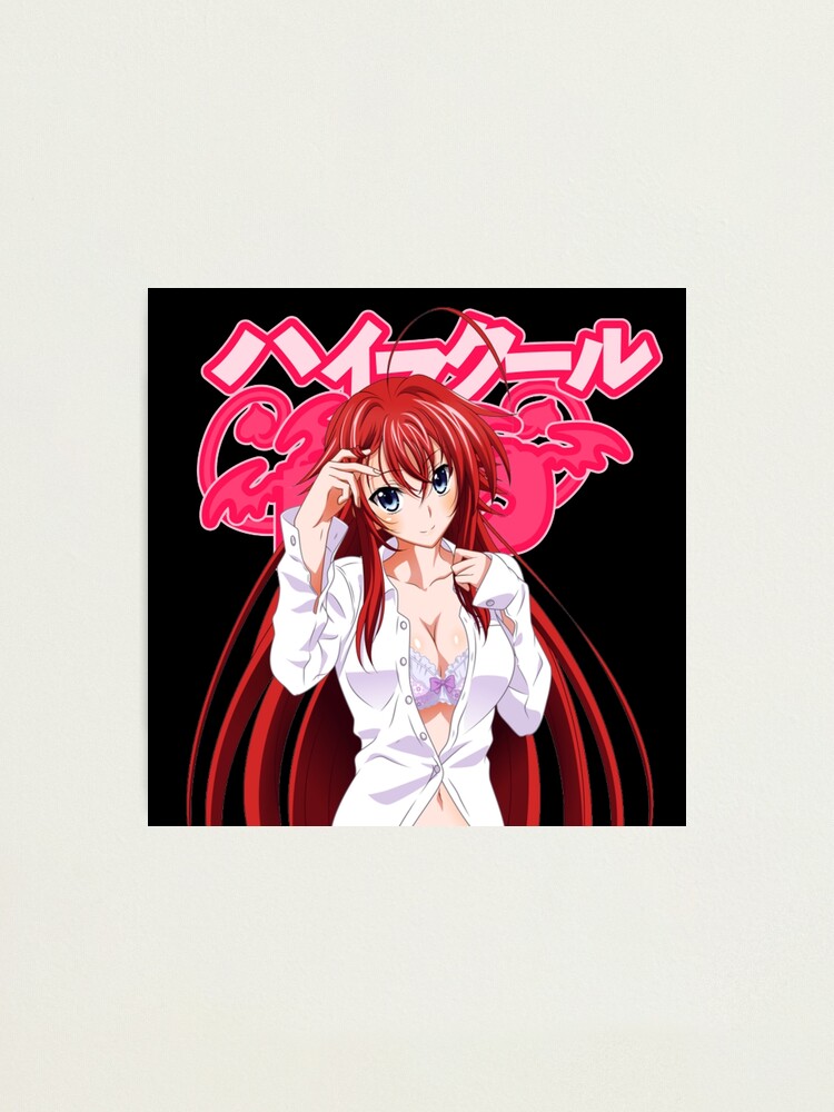 Rias Gremory High School Dxd Photographic Print By Tetsuya Corp Redbubble