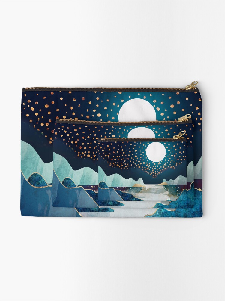 Alternate view of Moon Glow Zipper Pouch
