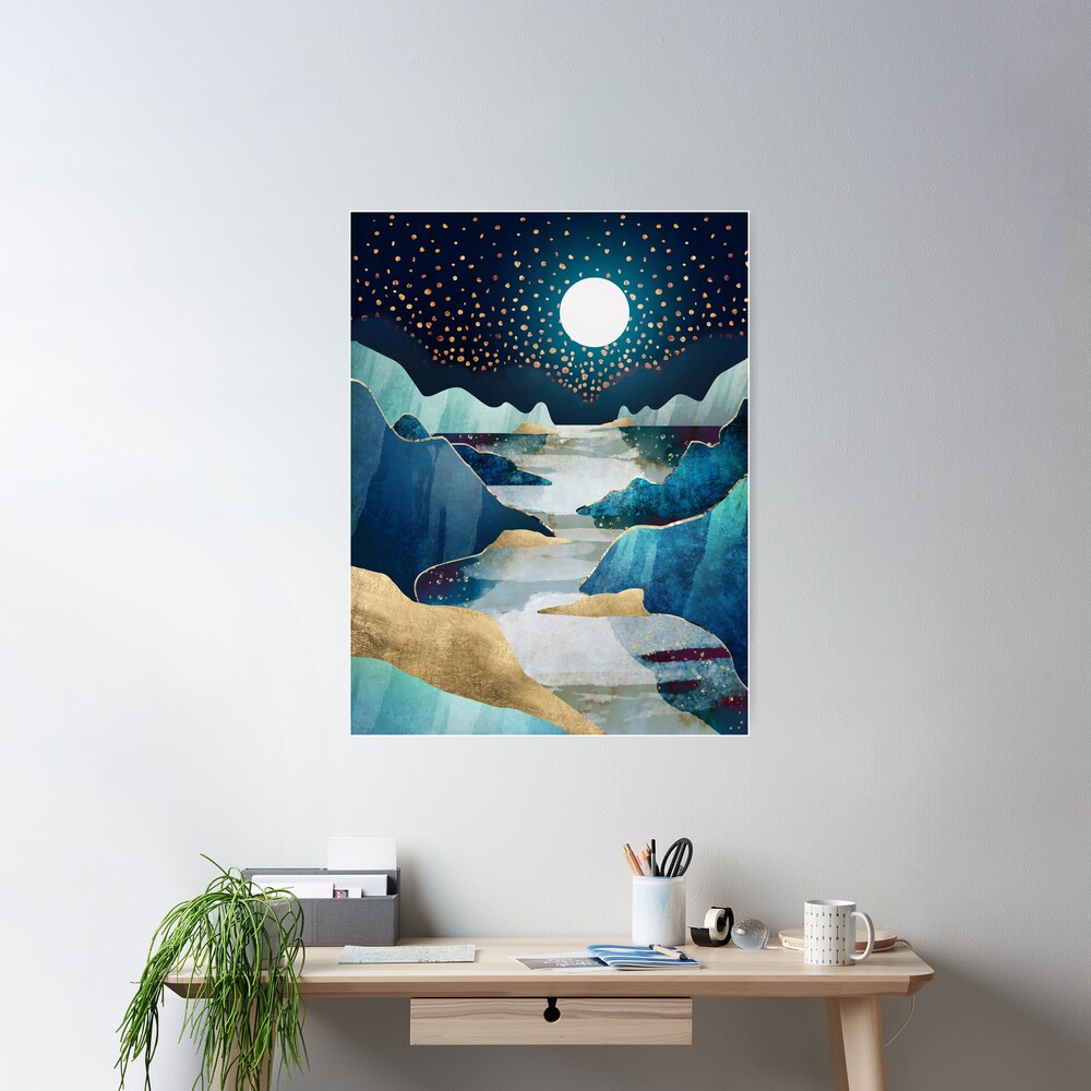 Moon Glow Poster