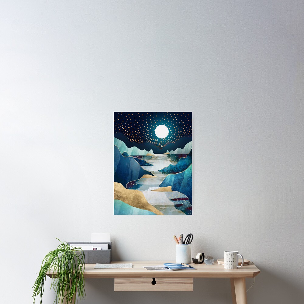 Moon Glow Poster